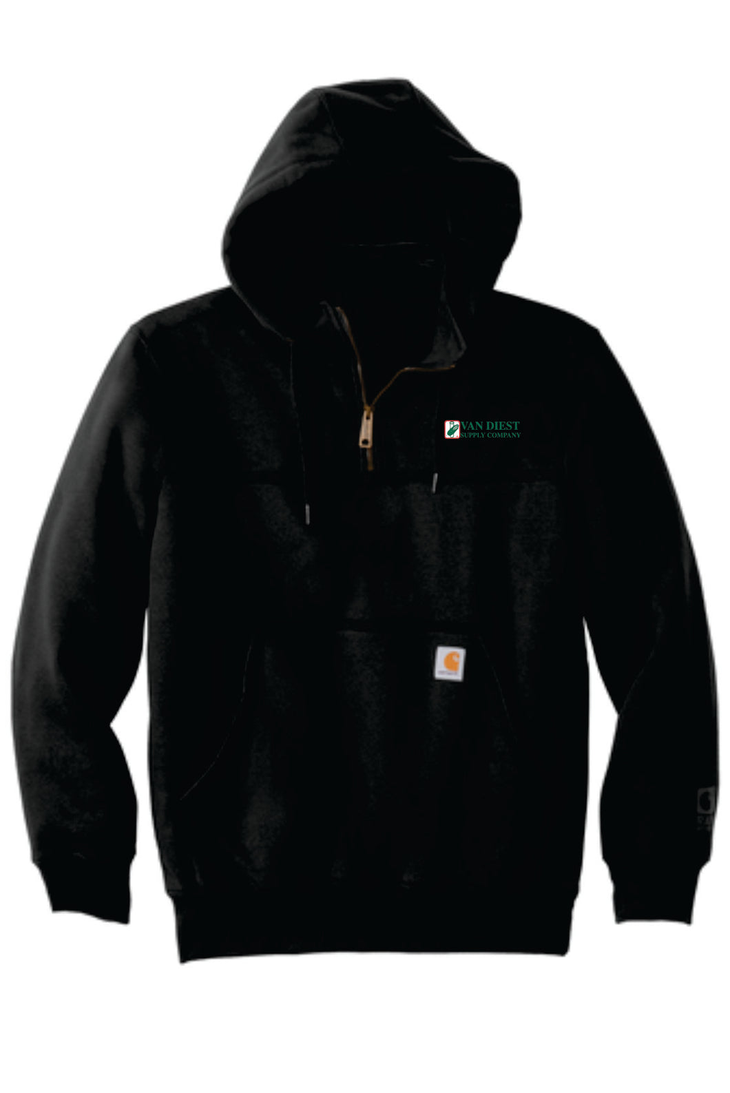 Carhartt ® Rain Defender ® Paxton Heavyweight Hooded Zip Mock Sweatshirt