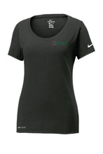 Load image into Gallery viewer, Nike Ladies Dri-FIT Cotton/Poly Scoop Neck Tee