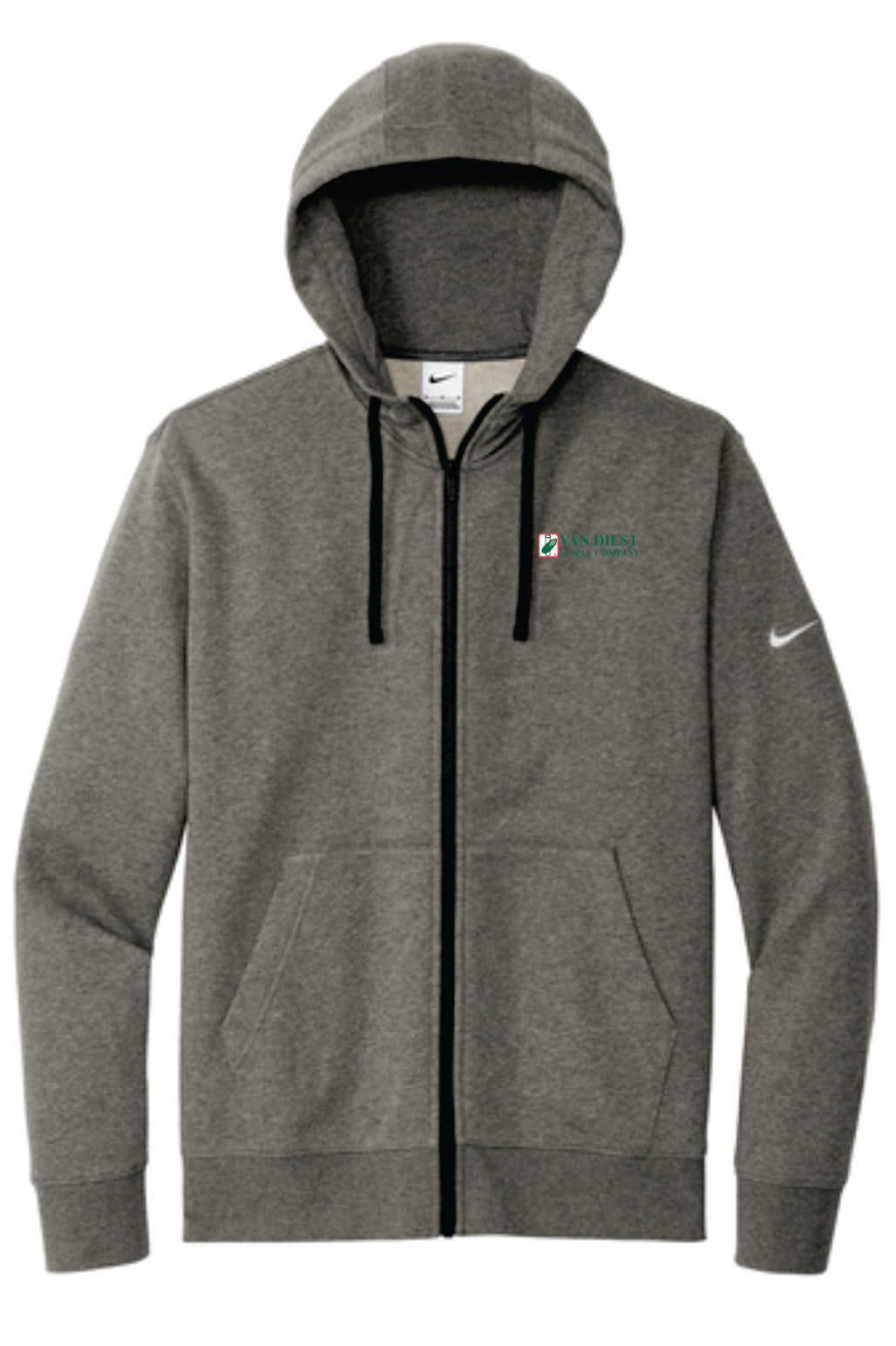 Nike Club Fleece Sleeve Swoosh Full-Zip Hoodie